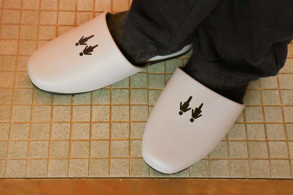 トイレのスリッパ