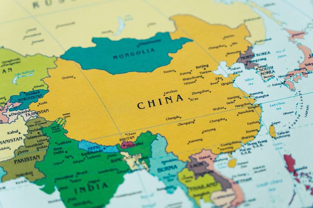 中国の地図 中国の地図