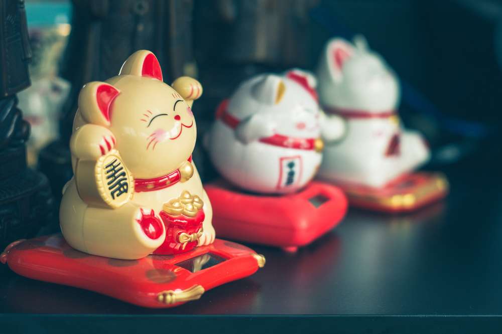 説明：中国の幸运猫ツールはフレーム子上にあります。