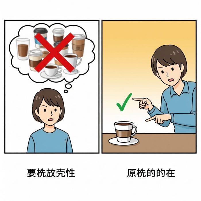 「把」構文の目的語が特定されているか否かを示すイラスト