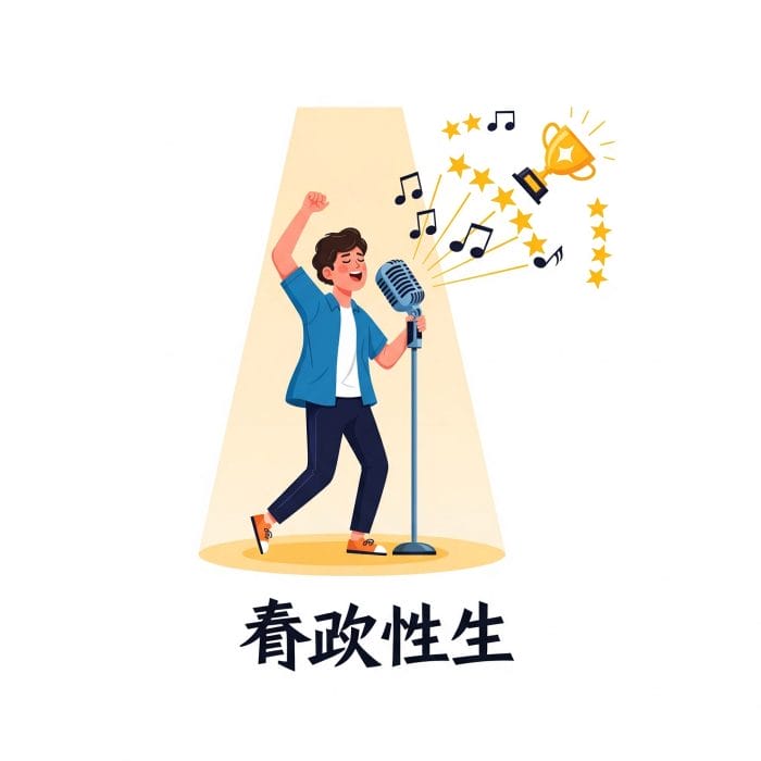 「得」が動詞の結果を評価するイラスト